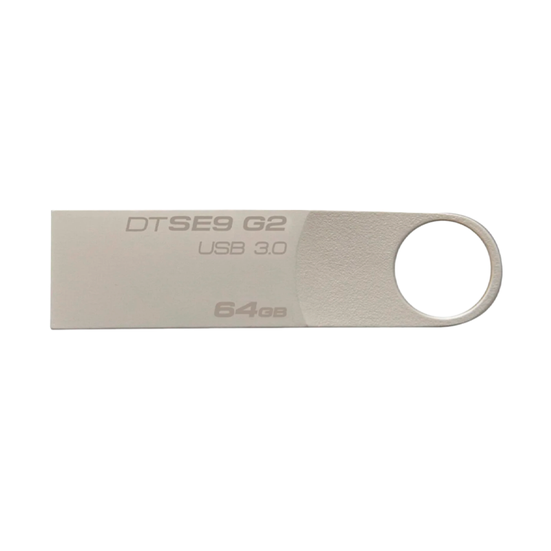 Флеш-накопитель Kingston DataTraveler SE9 G2 64GB USB3.0 металл серебряный