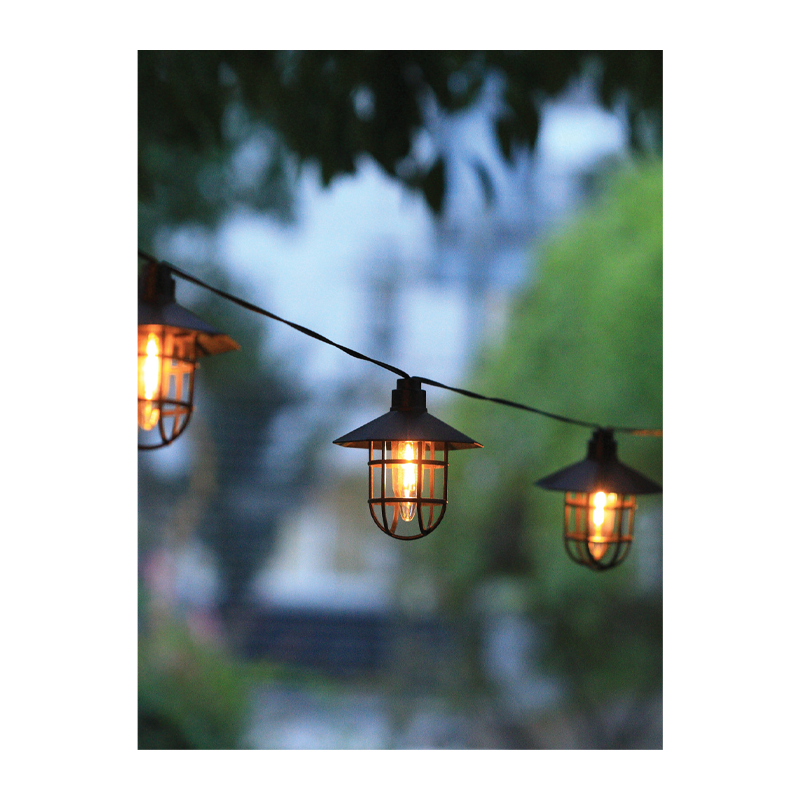 Гирлянда Космос LOFT 8LED уличная нить 1 режим черный (1/6)