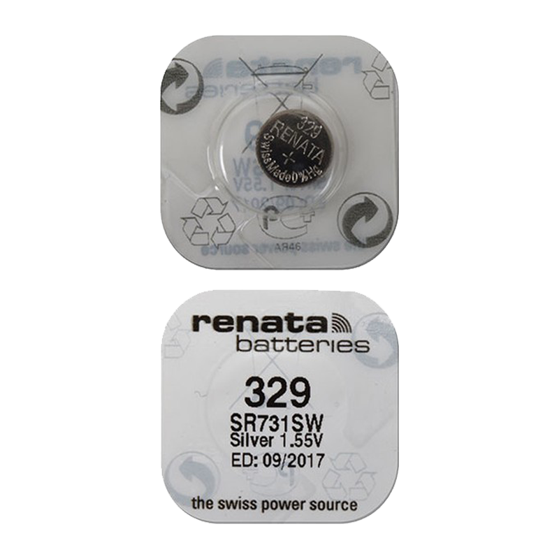 Батарейка Renata 329 (SR731SW) Silver Oxide 1.55V (1/10/100)