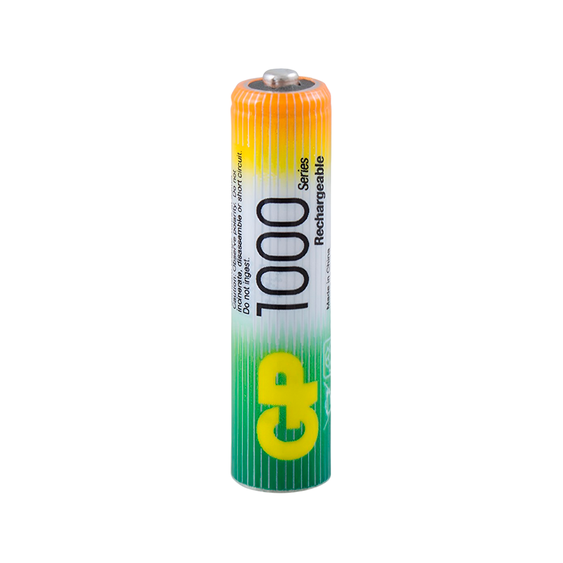 Аккумулятор бытовой GP HR03 AAA BL4 NI-MH 1000mAh в пластиковой упаковке (4/40/400)