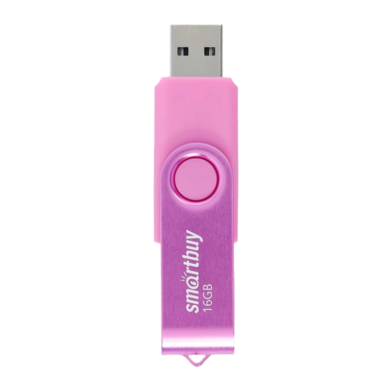 Флеш-накопитель Smartbuy Twist 16GB USB2.0 пластик розовый