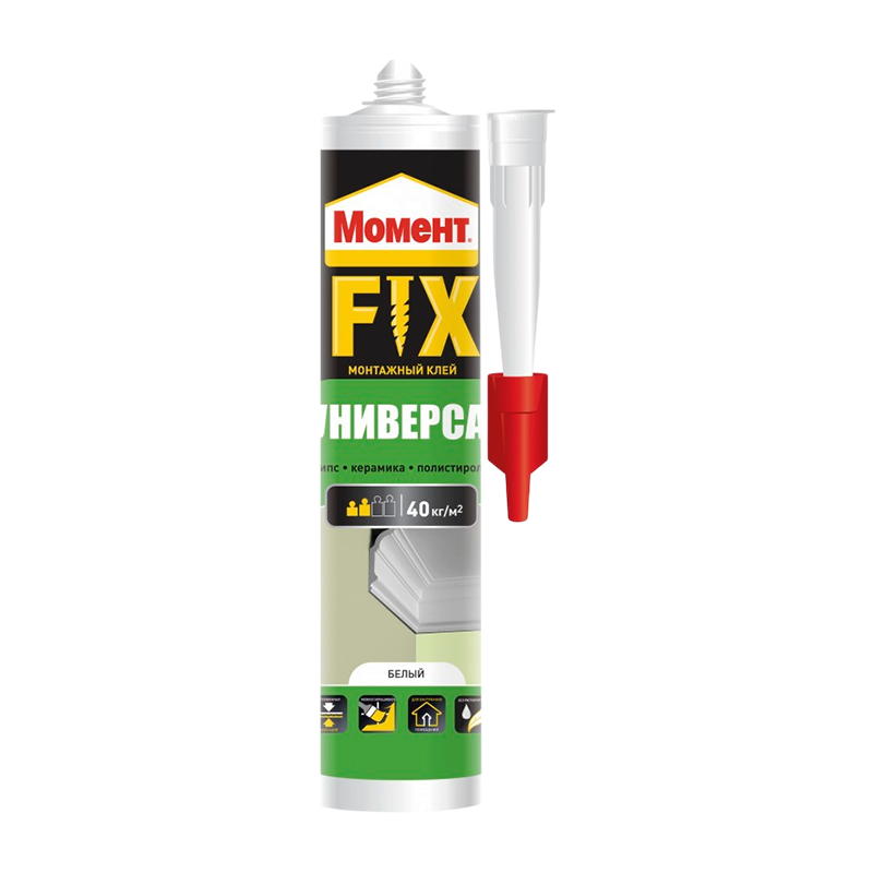 Монтажный клей Момент FIX Универсал 380г (1/12)