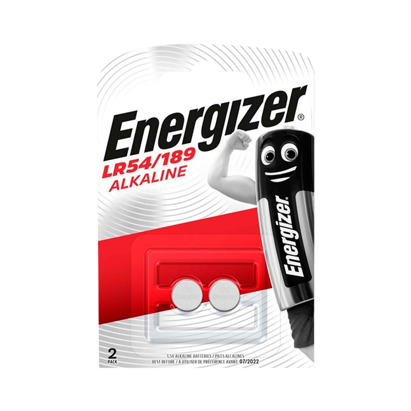 Батарейка Energizer G10/LR1130/LR54/389A/189 BL2 Alkaline 1.5V (2/20/200)