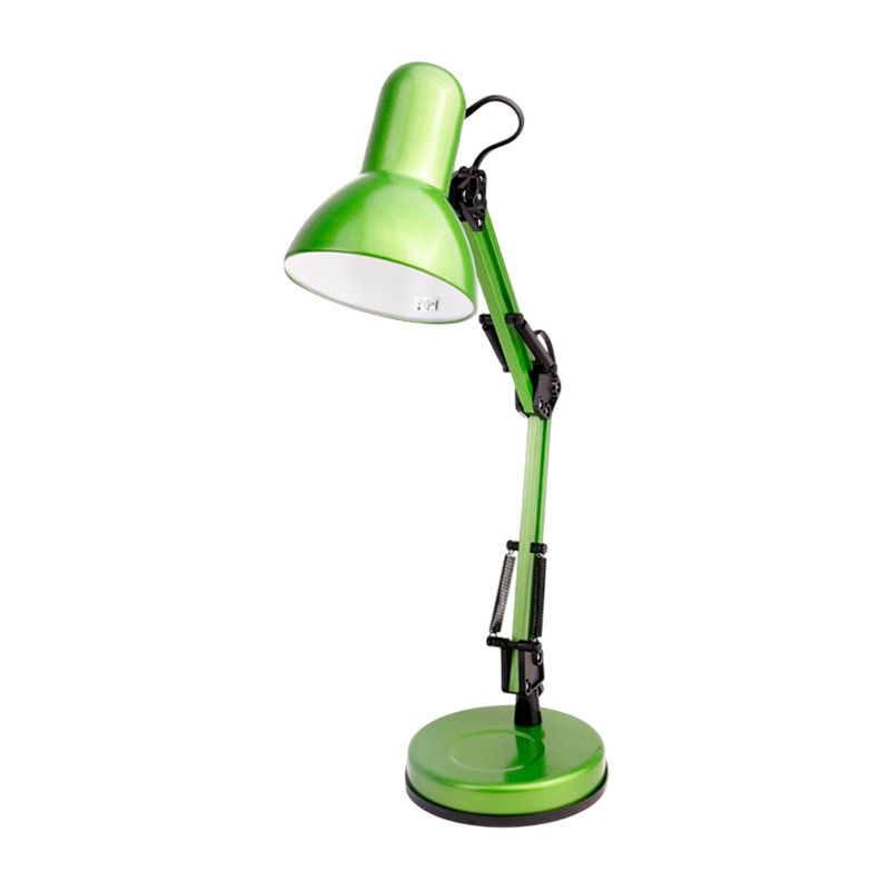 Светильник настольный Camelion KD-313 60W 230V E27 на основании зеленый (1/6)