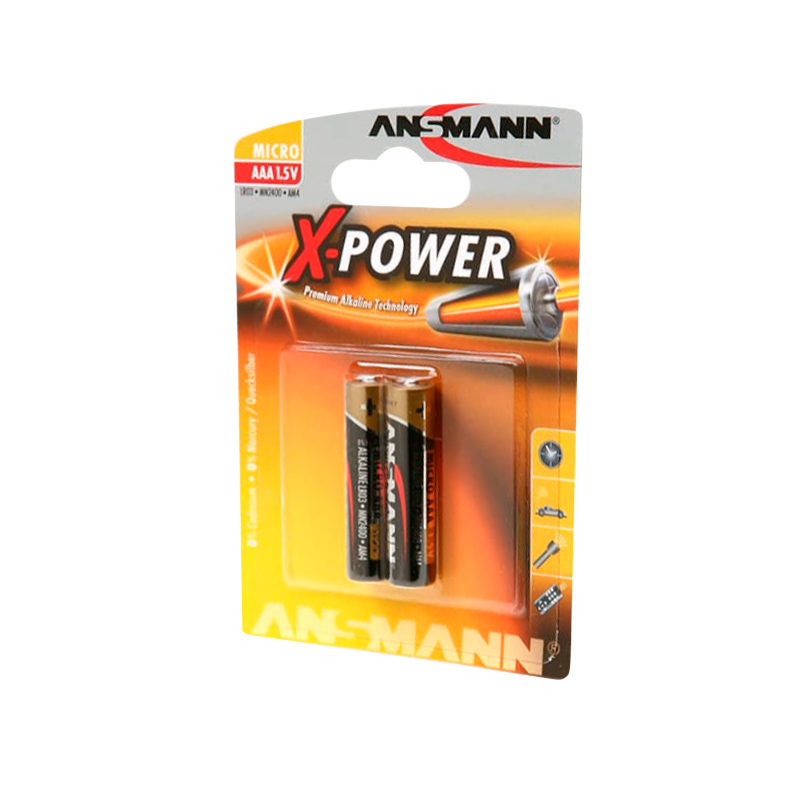 Батарейка ANSMANN X-POWER&nbsp;&nbsp;LR03 BL2