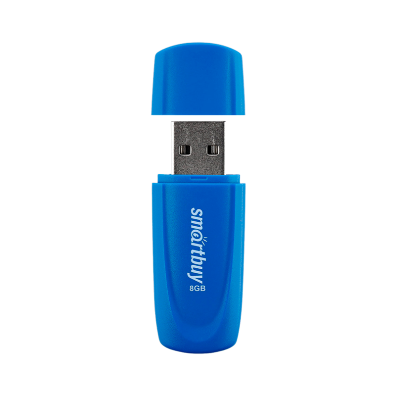 Флеш-накопитель Smartbuy Scout 8GB USB2.0 пластик голубой