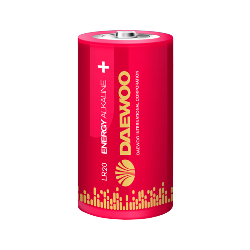Батарейка Daewoo ENERGY LR20 D BL2 Alkaline 1.5V (2/12/96)