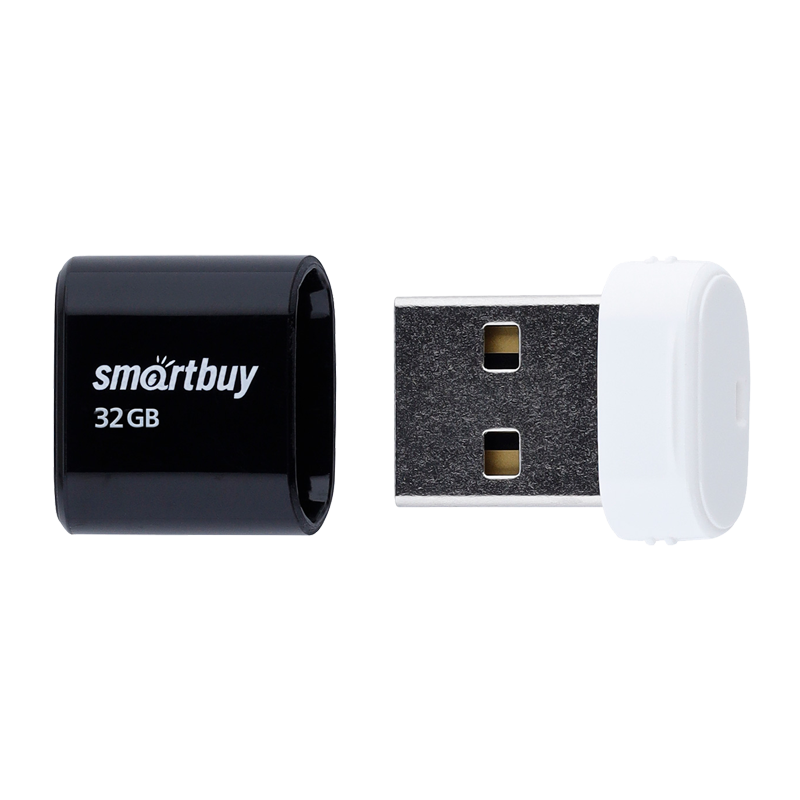 Флеш-накопитель Smartbuy Lara 32GB USB2.0 пластик черный