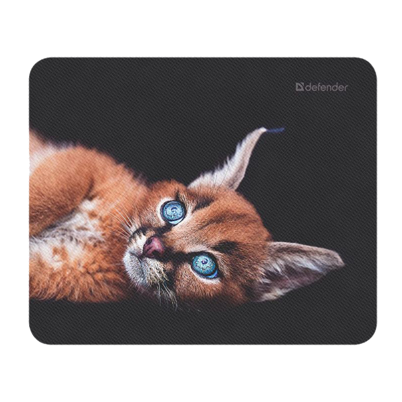Коврик для мыши Defender Wild Animals 220x180x2мм ассорти (1/20/200)