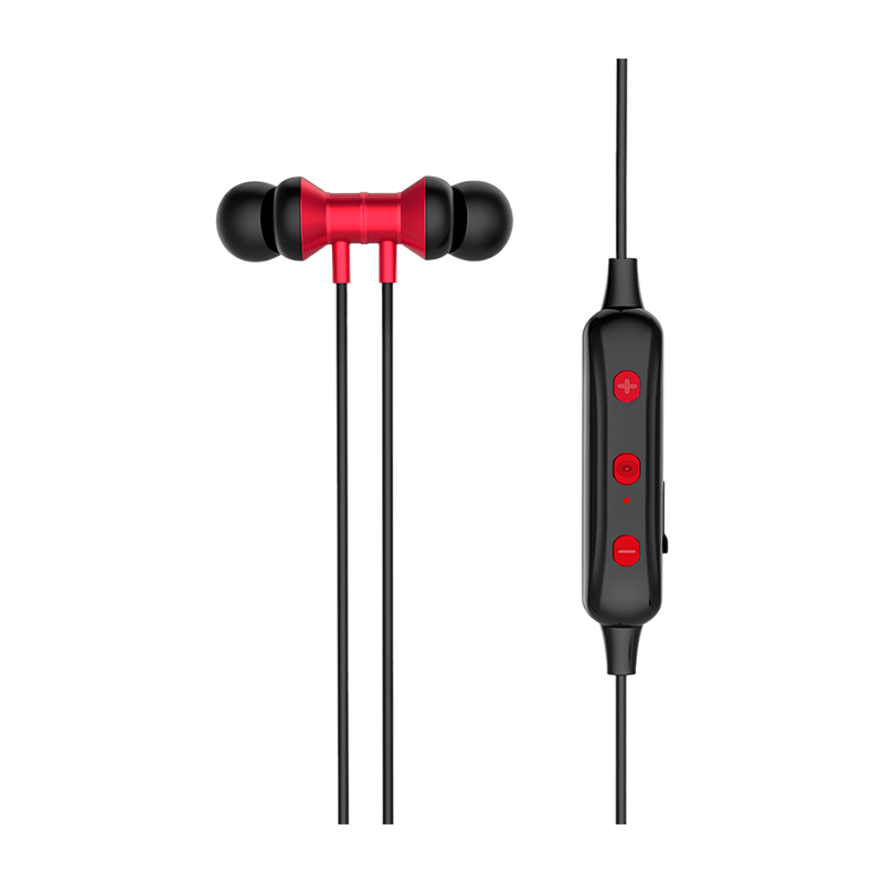 Наушники внутриканальные HOCO ES13 Plus bluetooth 4.1 с микр. спорт. красный (1/69)