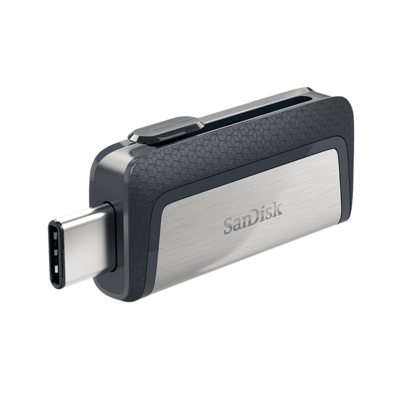 Флеш-накопитель SanDisk Ultra Dual DDC2 32GB USB3.1 Type-C (m) пластик серый