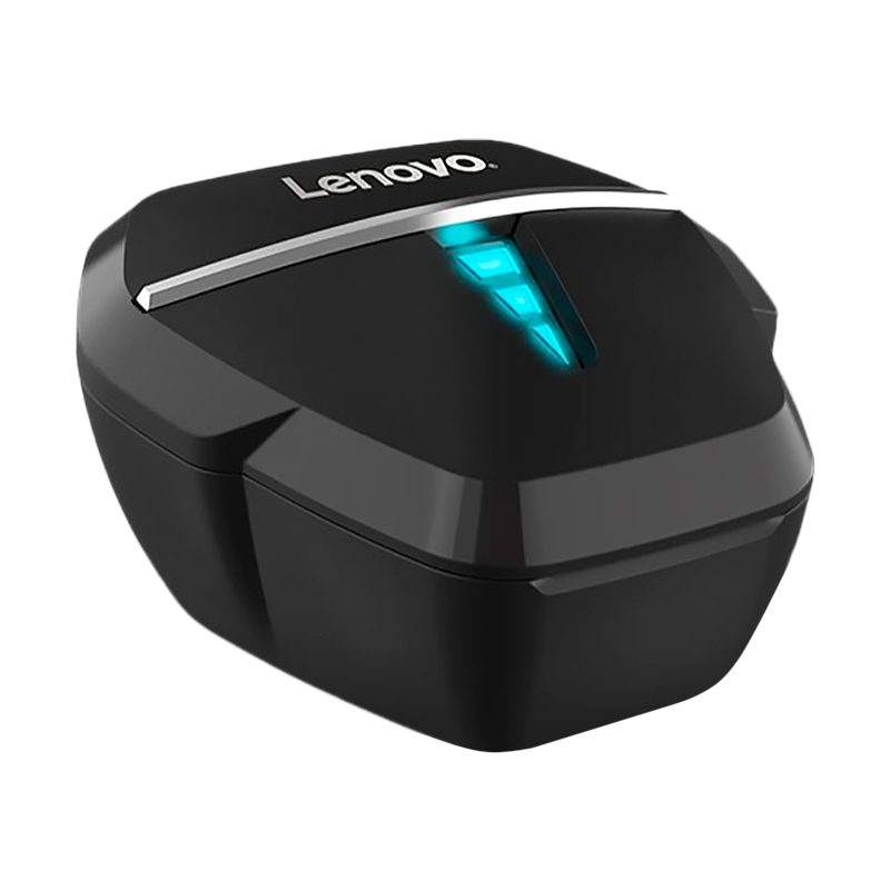 Наушники внутриканальные Lenovo HQ08 bluetooth 5.0 с микр. игровые черный