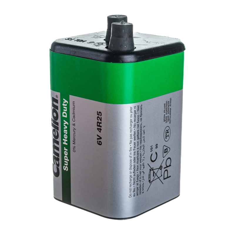 Батарейка Camelion 4R25 Shrink 1 Heavy Duty 6V (1/6/12)