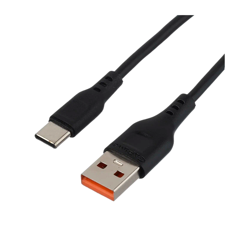 *Кабель GoPower GP01T-2M USB (m)-Type-C (m) 2.0м 2.4A черный (1/200/800) 