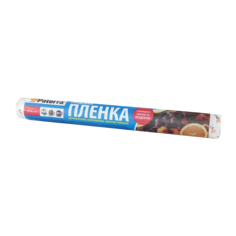 Пищевая пленка 300 мм х 20 м (рулон в пленке), PATERRA (1/50)