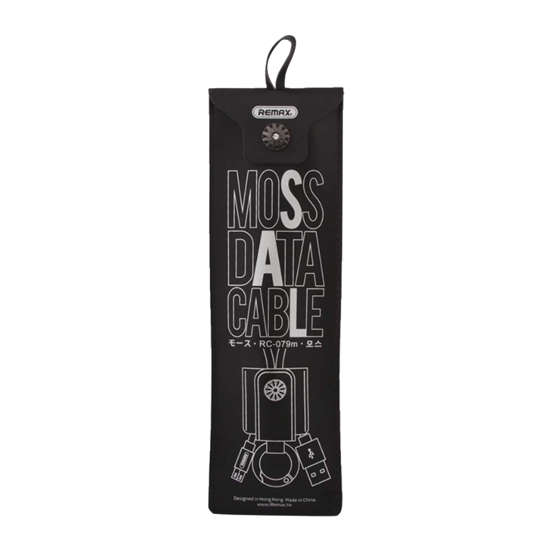 USB кабель REMAX Moss (Micro) RC-079M Черный