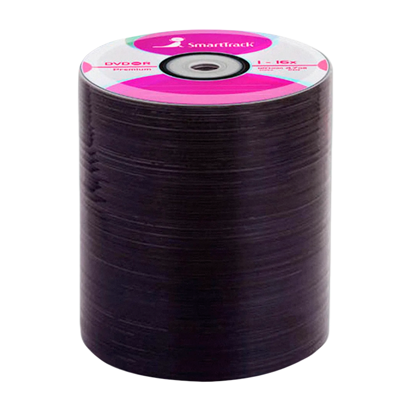 Диск DVD-R SmartTrack Full Ink Print SP-100 4.7GB 16x 100шт. (100/600)