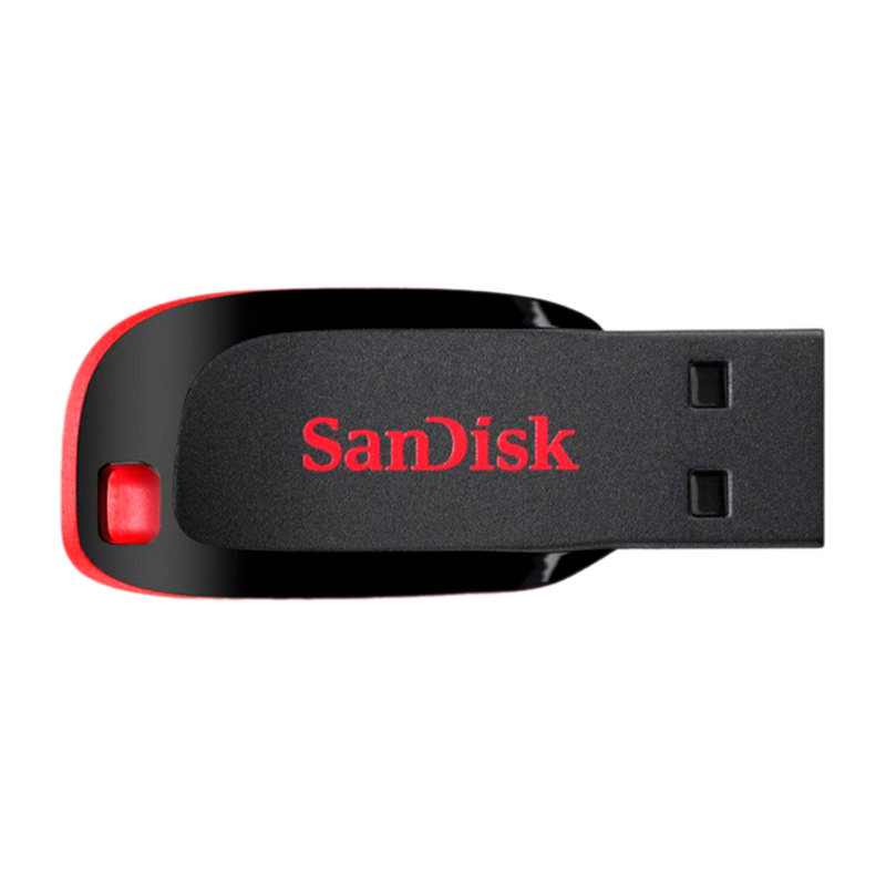 Флеш-накопитель SanDisk Cruzer Blade CZ50 64GB USB2.0 пластик черный