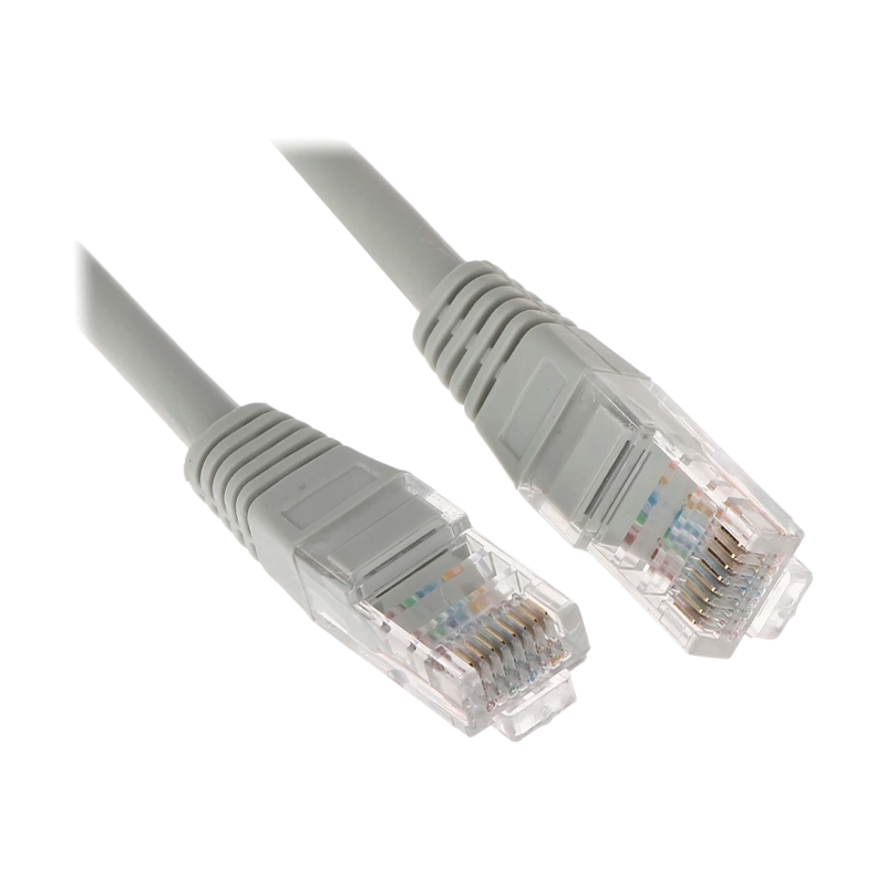 Патч-корд Geplink RJ-45 (m)-RJ-45 (m) 2.0м кат.5е ПВХ 26AWG серый (1/10/400)