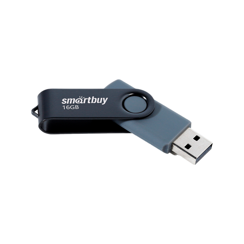 Флеш-накопитель Smartbuy Twist 16GB USB2.0 пластик черный