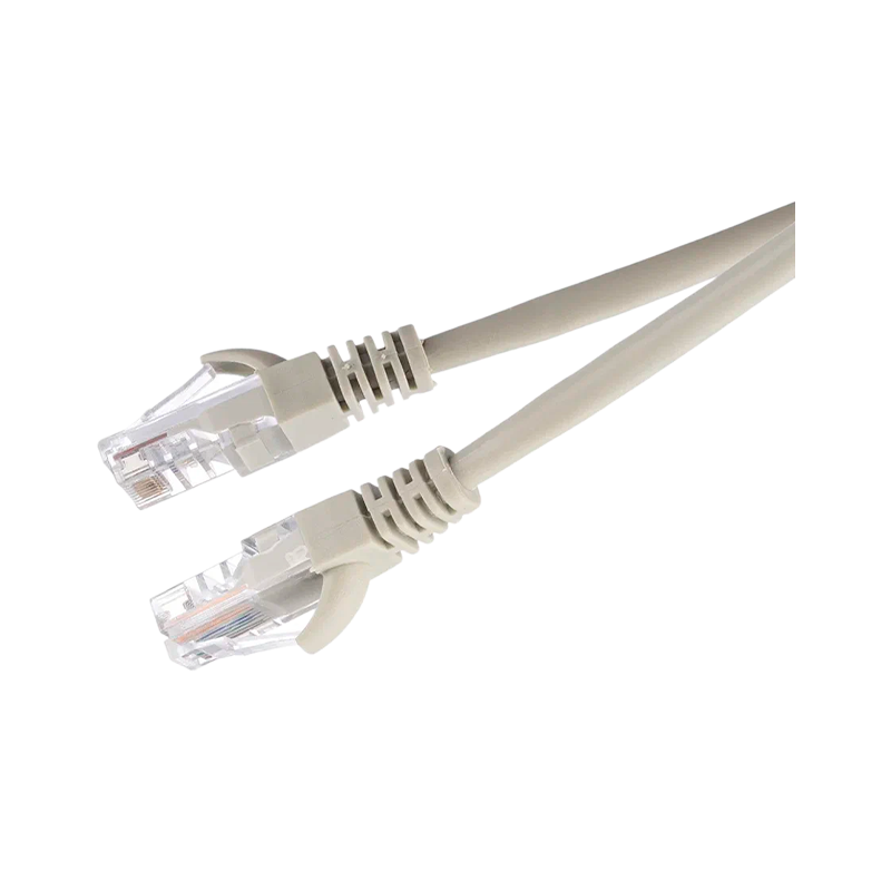Патч-корд GoPower RJ-45 (m)-RJ-45 (m) 20.0м кат.5е ПВХ 26AWG CCA серый в пакете (1/20)