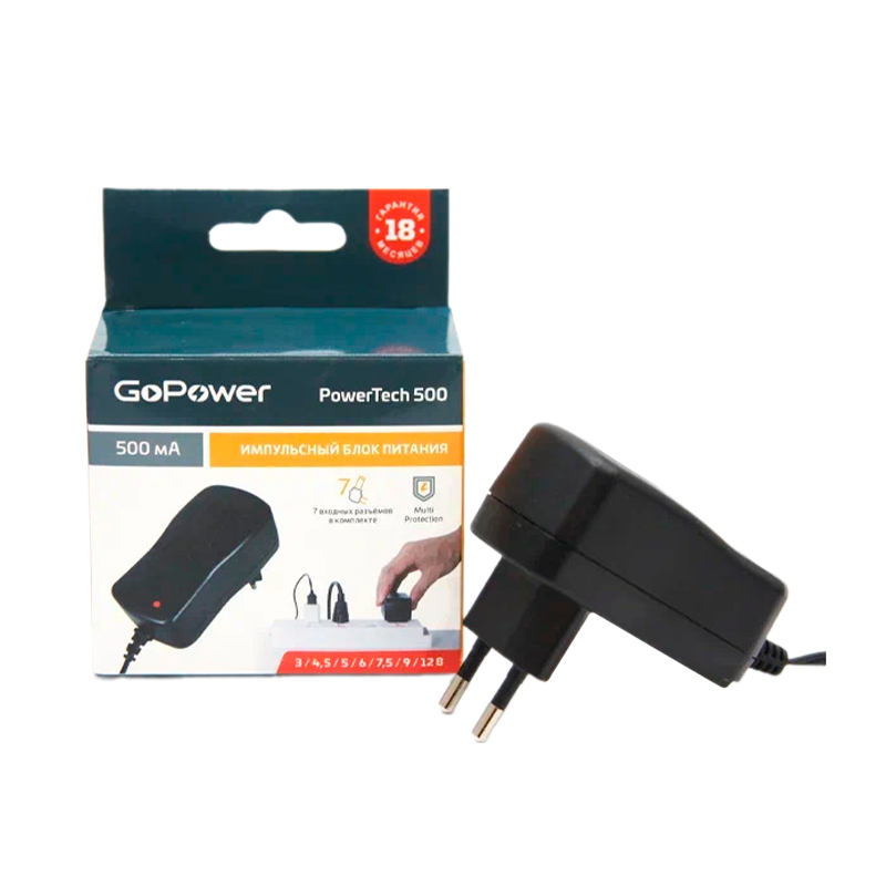 Блок питания GoPower PowerTech 500 универсальн. импульсный (1/100)