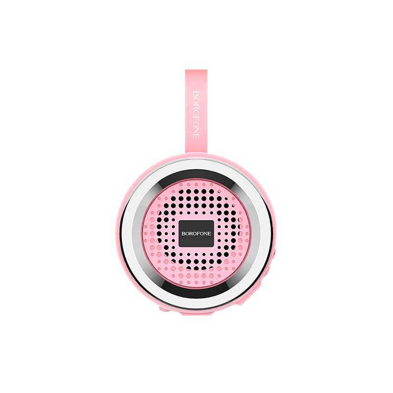 Портативная колонка Borofone BR2 bluetooth 5.0 розовый (1/80)
