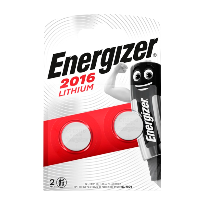 Батарейка Energizer CR2016 BL2 Lithium 3V (2/20/280)