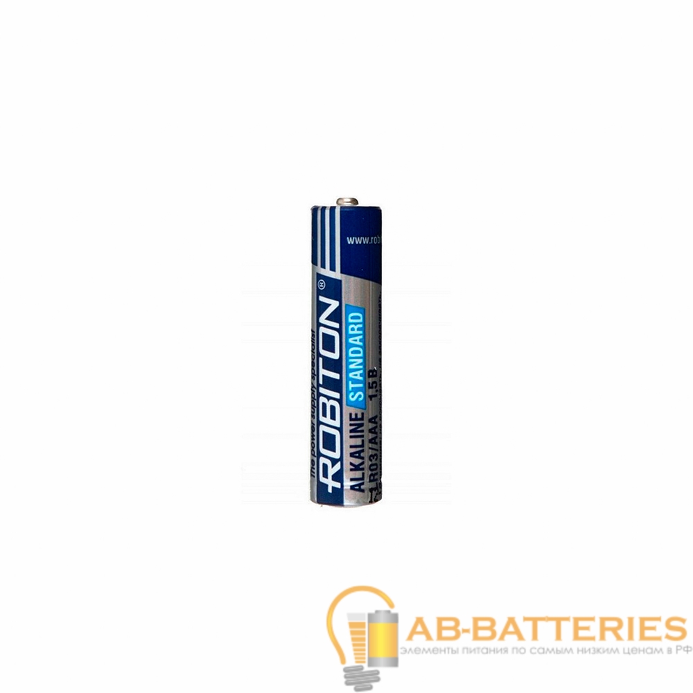 Батарейка ROBITON STANDARD LR03 BULK20, в упак 20 шт (20/800)