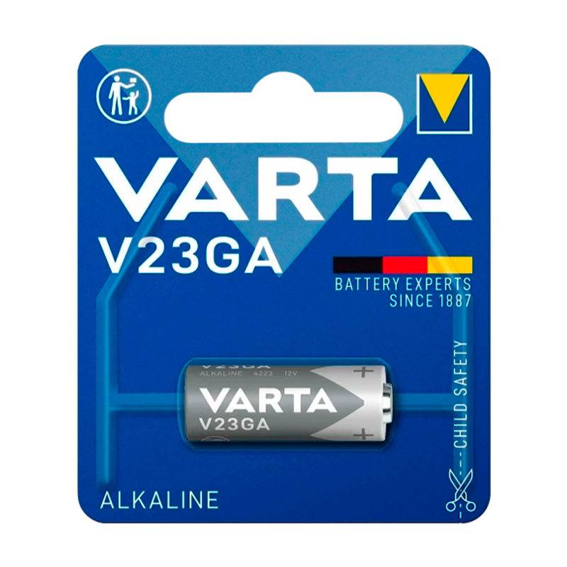Батарейка Varta ELECTRONICS LR23/V23GA/A23/MN21 BL1 Alkaline 12V (4223) (1/10/100)