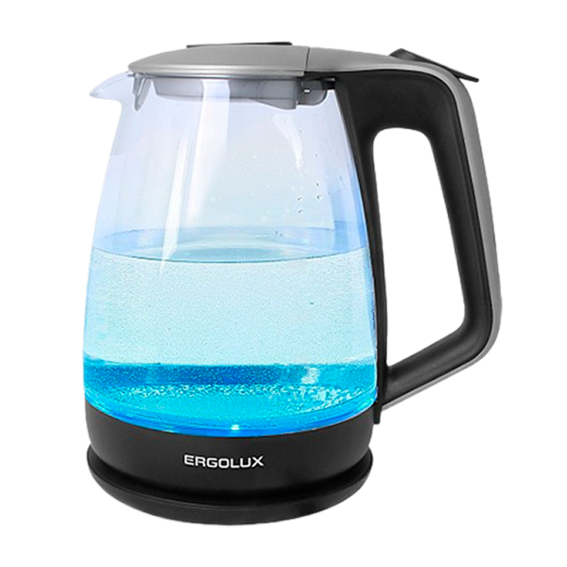 Электрочайник Ergolux ELX-KG01-C42 2300W 1.7л черный (1/6)