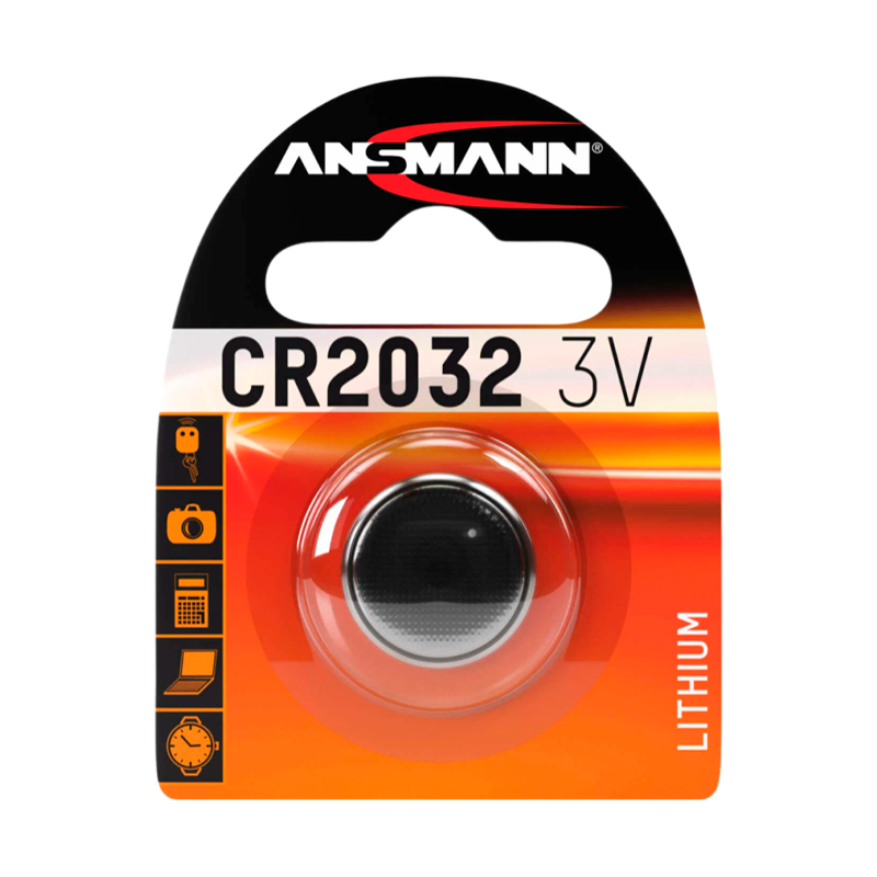 Батарейка ANSMANN CR2032 bulk, в упак 200 шт