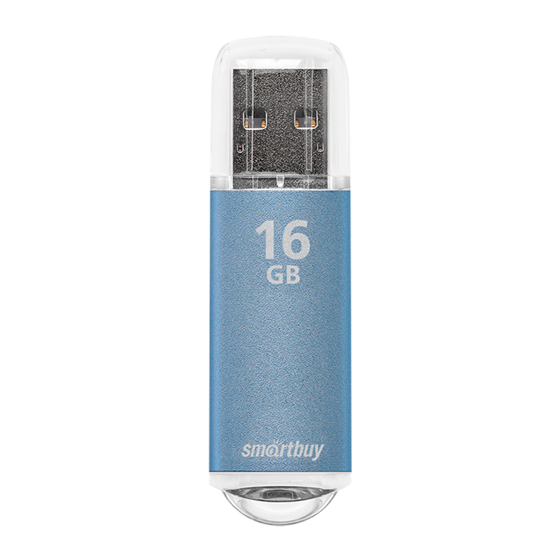 Флеш-накопитель Smartbuy V-Cut 16GB USB2.0 пластик синий