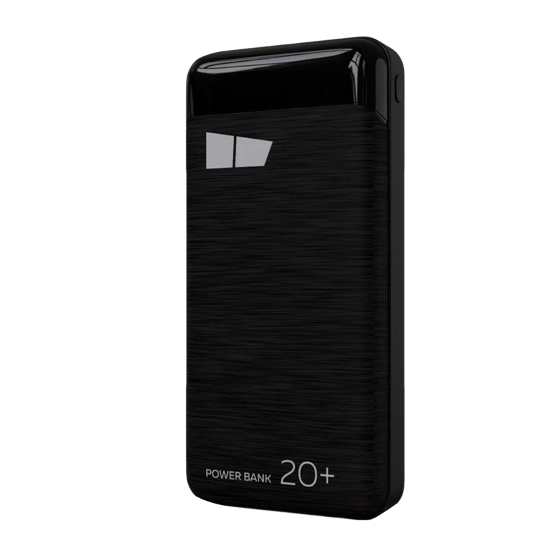 Внешний аккумулятор MORE CHOICE PB33-20 20000mAh 2.1A 2USB черный (1/10/50)