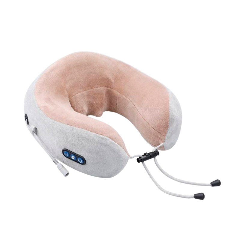Массажная подушка 2 в 1 U-Shaped Massage Pillow, массажер и подушка для путешествий(24)