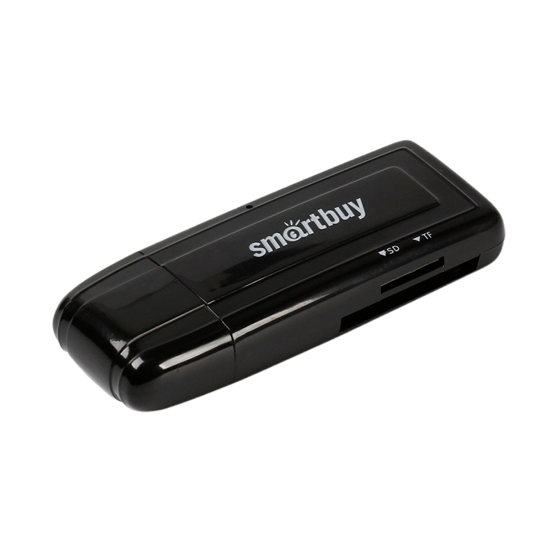 Картридер Smartbuy 705 USB3.0 SD/microSD черный (1/20)