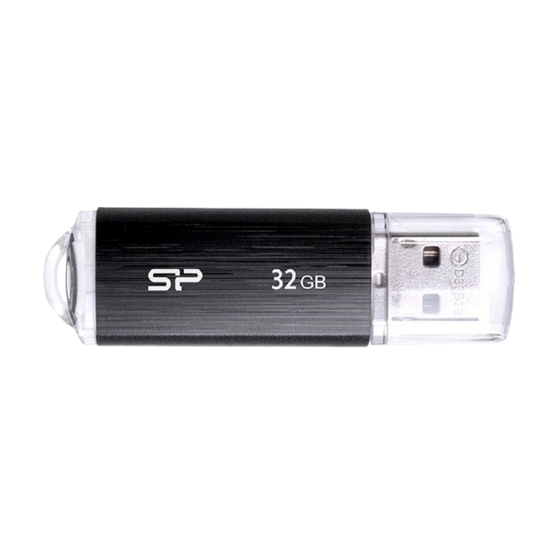 Флеш-накопитель Silicon Power Ultima U02 32GB USB2.0 пластик черный