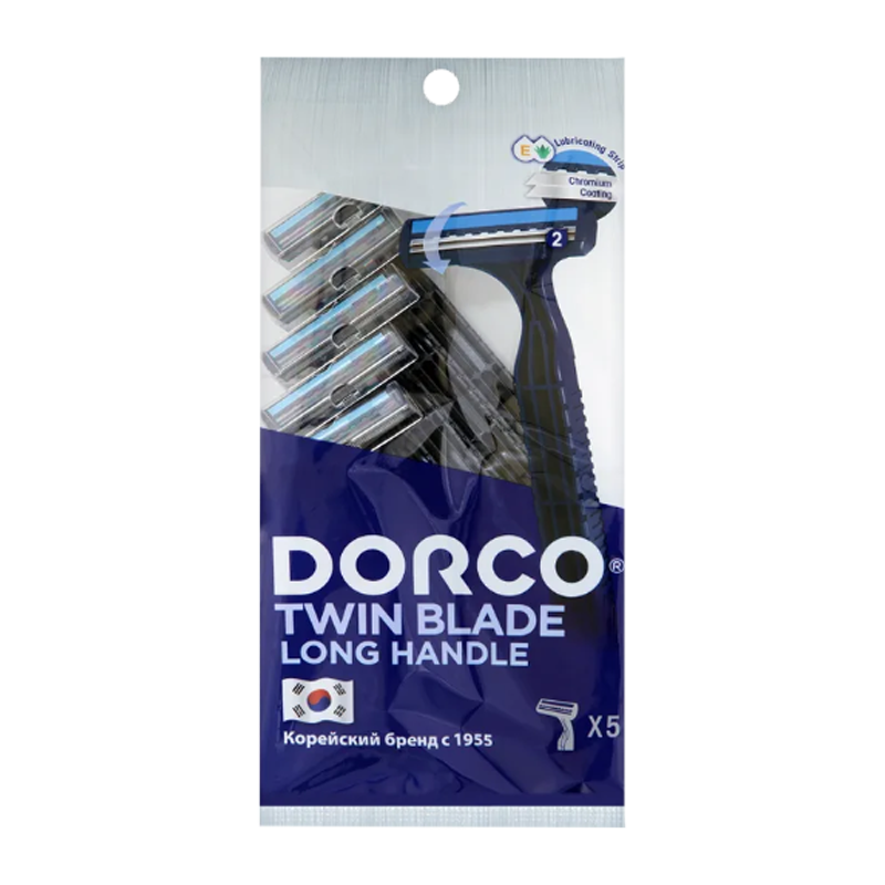 Бритва DORCO TG 711NV-5P Soft Touch плавающая головка 5шт. (1/24)