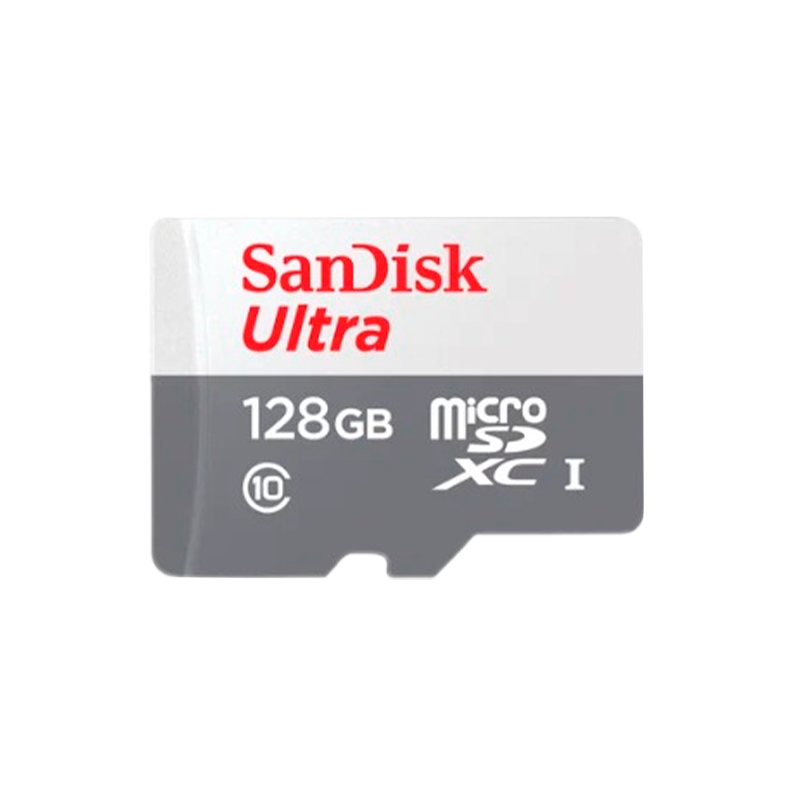 Карта памяти microSD SanDisk Ultra Light 128GB Class10 UHS-I (U1) 100 МБ/сек без адаптера