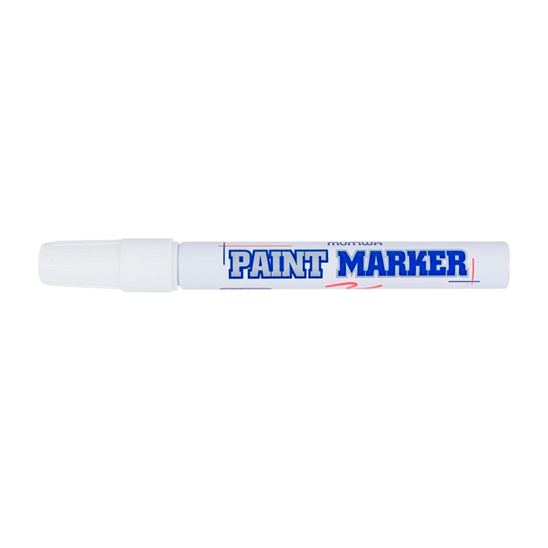 Маркер промышленный MunHwa PAINT MARKER PM-05 4.0мм нитрокраска белый (1/12/576)