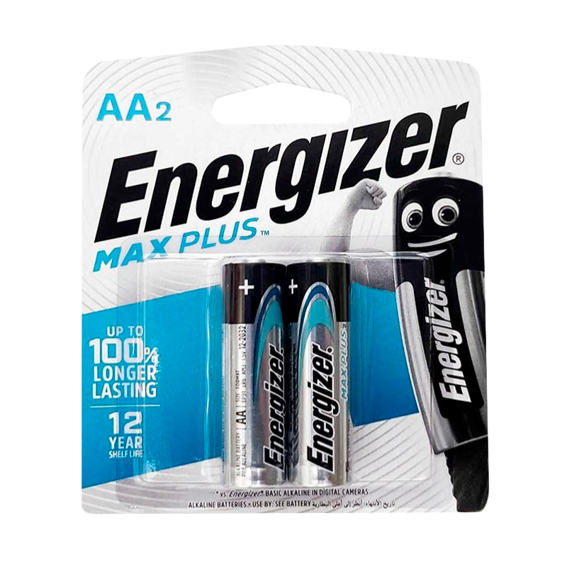 Батарейка Energizer MAX Plus LR6 AA BL2 Alkaline 1.5V (2/24)