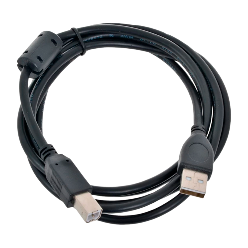 Кабель Atcom USB (m)-USB (f) 1.5м силикон черный (1/250)