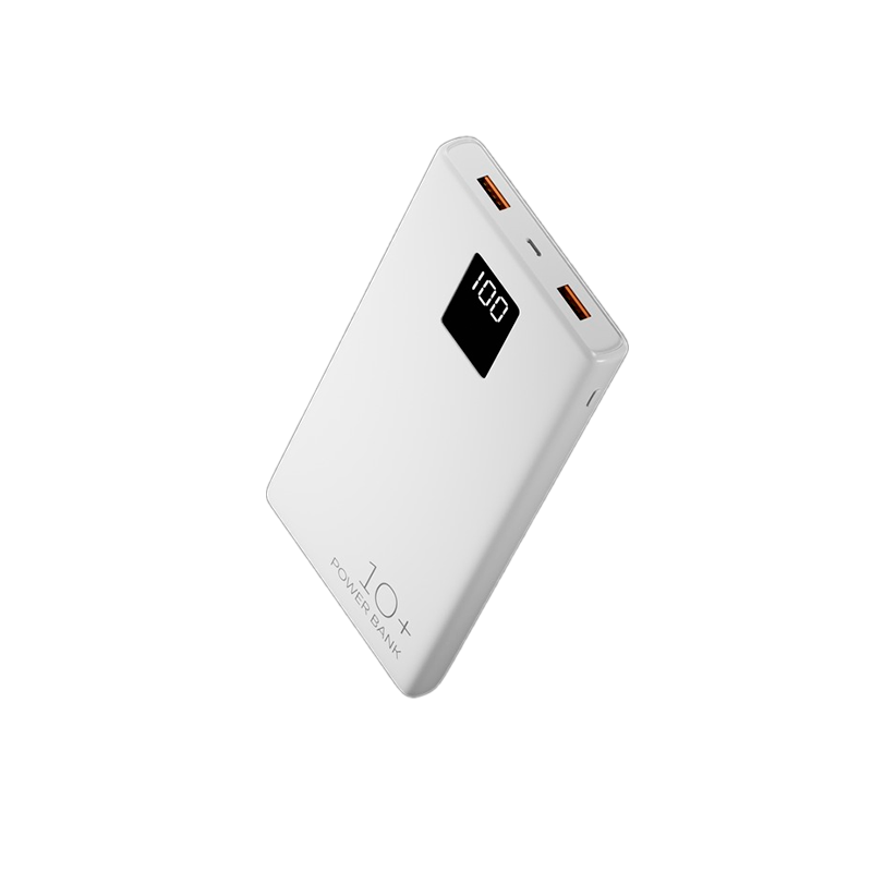 Внешний аккумулятор MORE CHOICE PB32S-10 Smart 10000mAh 3.0A 3USB/Type-C QC3.0 белый