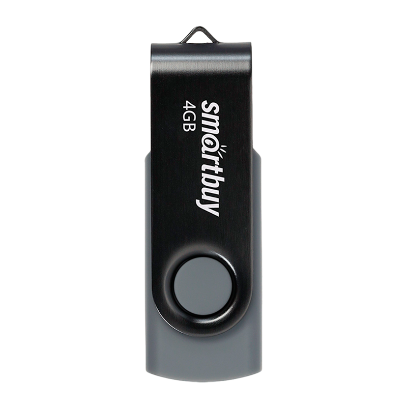 Флеш-накопитель Smartbuy Twist 4GB USB2.0 пластик черный