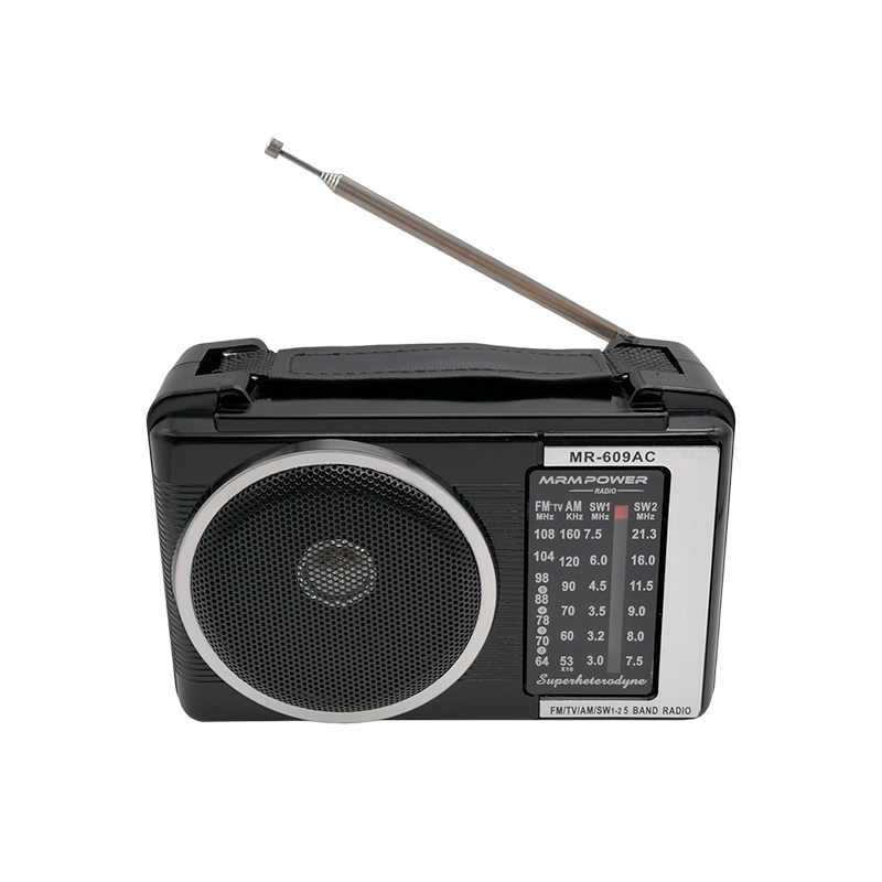 Радиоприемник MRM-Power MR-609AC пластик Jack3.5 черный (1/40)