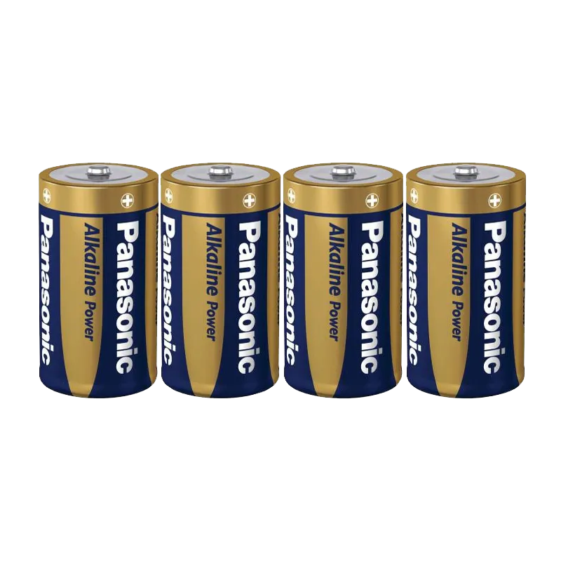 Батарейка Panasonic Alkaline power LR20 D Shrink 4 1.5V (4/24/120)