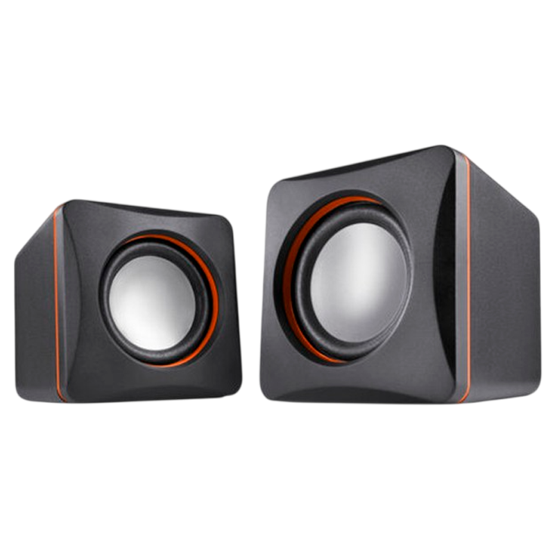 Колонки 2.0 Defender SPK-33 5W USB черный оранжевый (1/100)