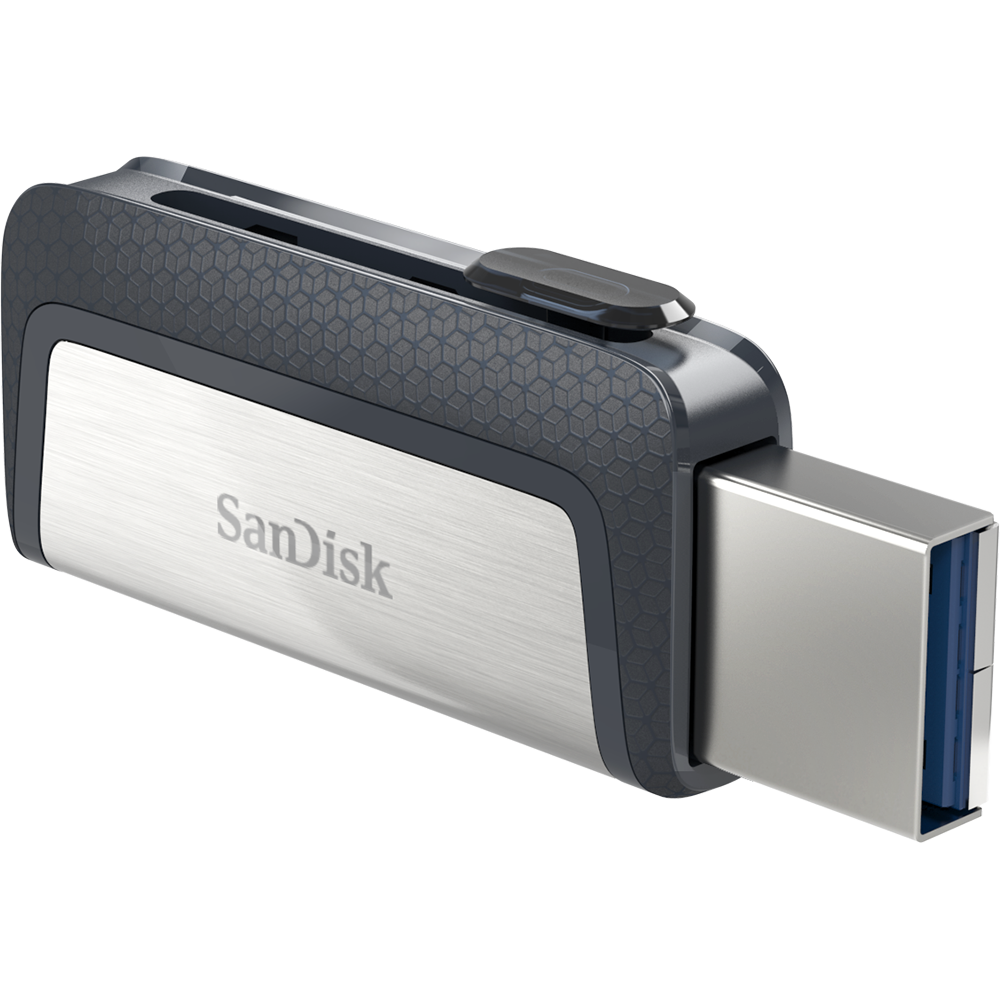 Флеш-накопитель SanDisk Ultra Dual DDC2 16GB USB3.1 Type-C (m) пластик серый