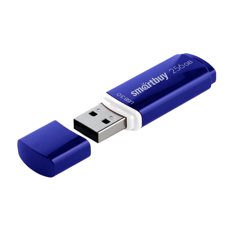 Флеш-накопитель Smartbuy Crown 256GB USB3.0 пластик синий