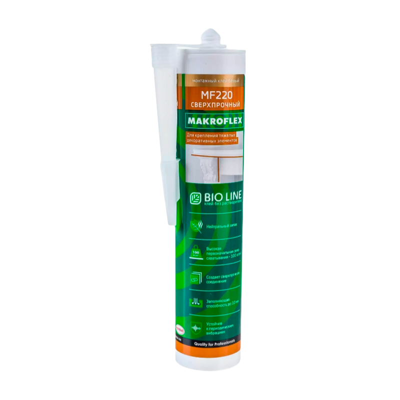 Монтажный клей Makroflex Bio Line MF220 400г сверхпрочный